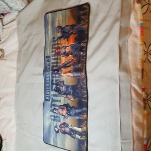 PUBG  PLAYERUNKNOW BATTLEGROUNDS GAMERS MAT- 12" H X 26.75' W LARGE